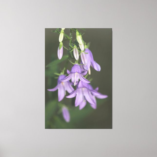 Lila Blommigt Canvas (Framsida)
