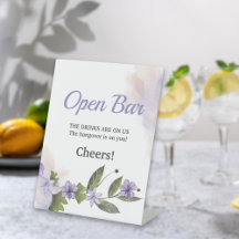 Lila Blommigt Garden Wedding Open Pub