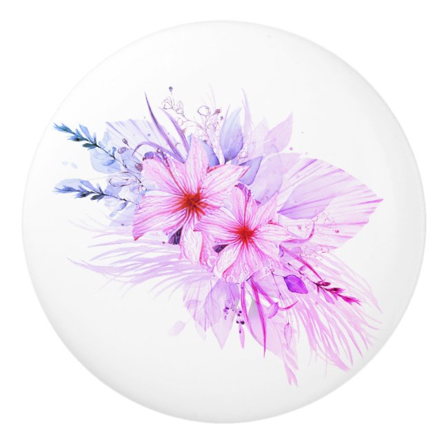 Lila Blommigt Knopp (Framsidan)