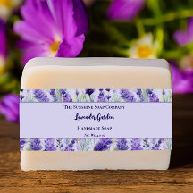 Lila Blommigt Lavender Garden Soap Belly Band