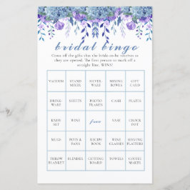 Lila Blommigt Möhippa Bingo