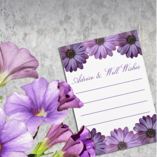 Lila Blommigt Möhippa Rådkort (Skapare uppladdad)