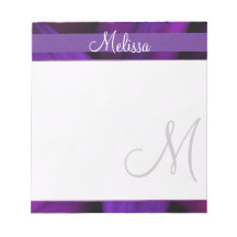 Lila Blommigt Monogram