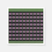 Lila Blommigt Patternativ dekorativ