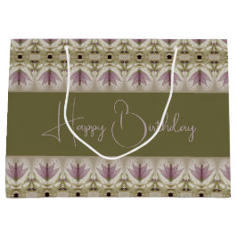 Lila Blommigt Patterned