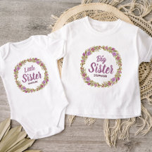 Lila Blommigt Utandning Storsister Namn