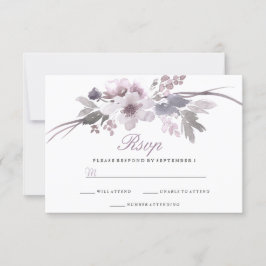 Lila Blommigt Winter Wedlings OSA