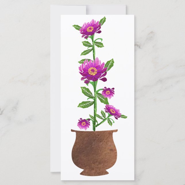 Lila blommor (Framsida)