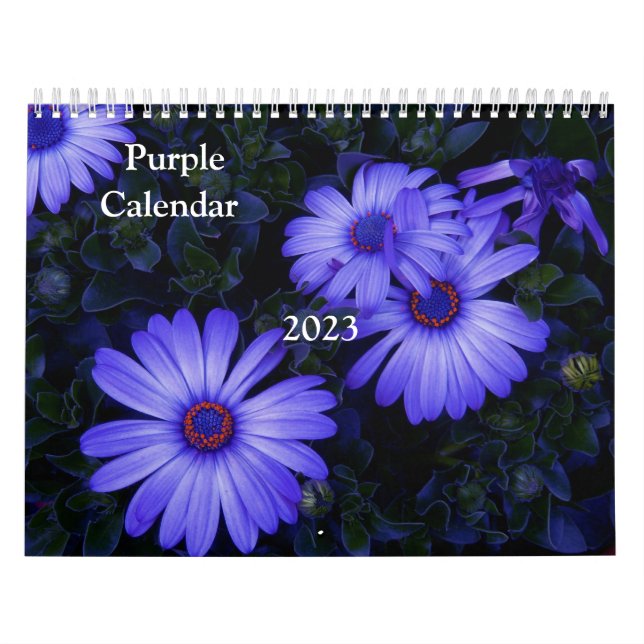 Lila blommor-2023-kalender kalender (Omslag)