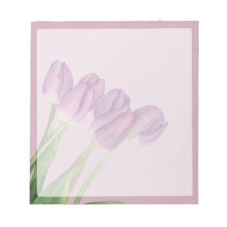 Lila blommor anteckningsblock