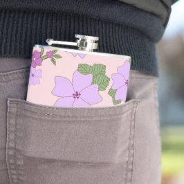 Lila blommor, Blommönster, Mönster om blommor Fickplunta