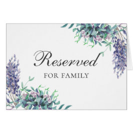 Lila blommor bröllop. Reserverat tecken för blommi OBS Kort