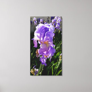Lila blommor canvastryck
