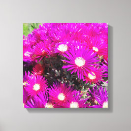 Lila blommor canvastryck