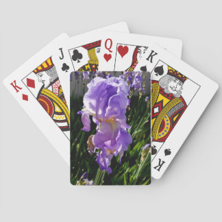 Lila blommor casinokort