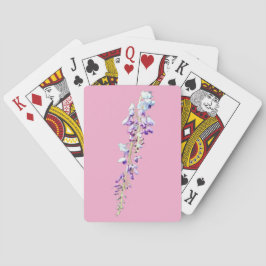 Lila blommor casinokort