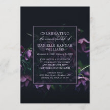 Lila blommor - firande av livminnesmärken