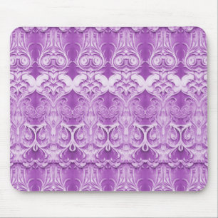 Lila blommor Flourish Mousepad Musmatta