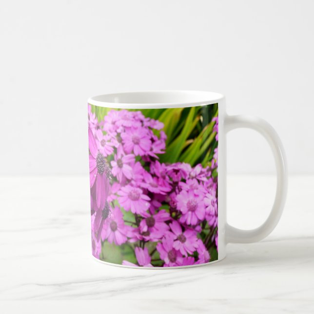 Lila blommor från San Francisco Kaffemugg (Höger)