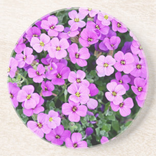 Lila blommor Garden Underlägg
