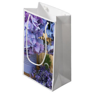 Lila Blommor Gift Bag