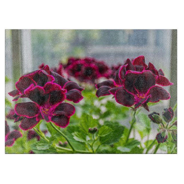 Lila blommor glas (Framsidan)