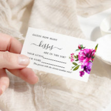 Lila blommor Hur många Kisses-spelkort