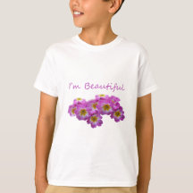 Lila blommor, jag är vacker