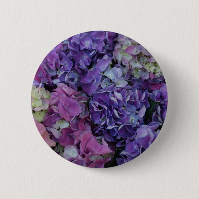Lila blommor knapp (Framsida)