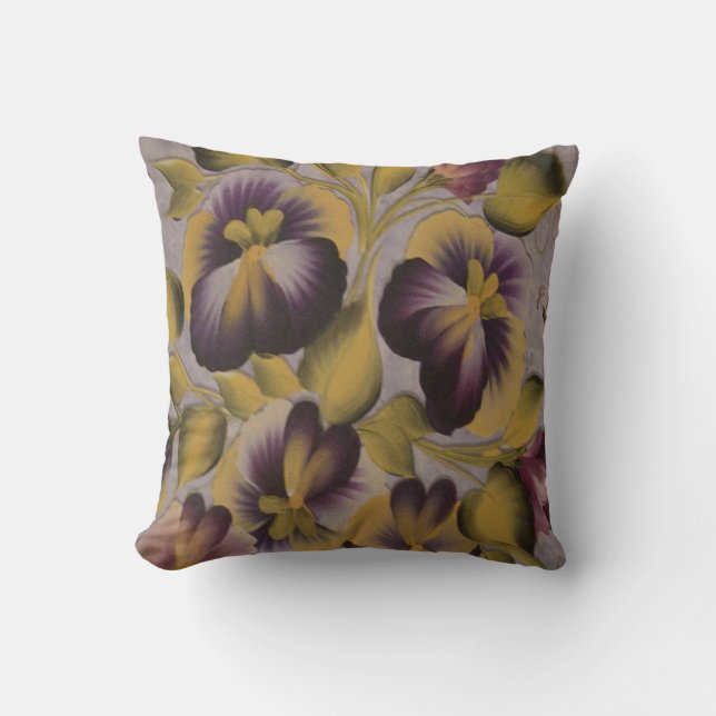 LILA BLOMMOR KUDDE (Framsida)