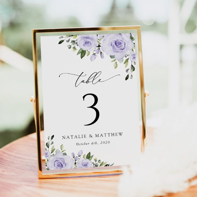 Lila blommor, Lilac Flowers, Boho, Bordsnumren Bordsnummer (Skapare uppladdad)