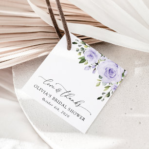 Lila blommor, Lilac Flowers, Boho, Möhippa Gåvor Etiketter