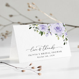 Lila blommor, Lilac Flowers, Boho, Möhippa Tack Kort