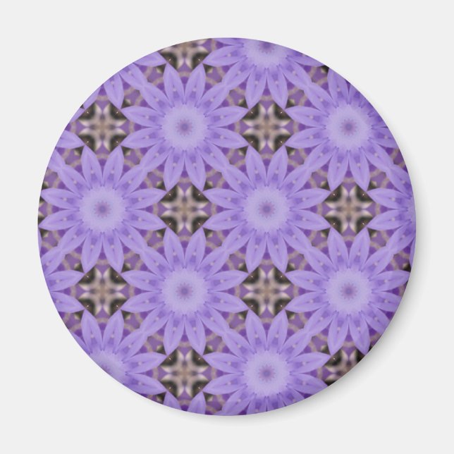 Lila blommor magnet (Framsidan)
