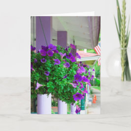 Lila blommor - Martha's Vineyard Kort