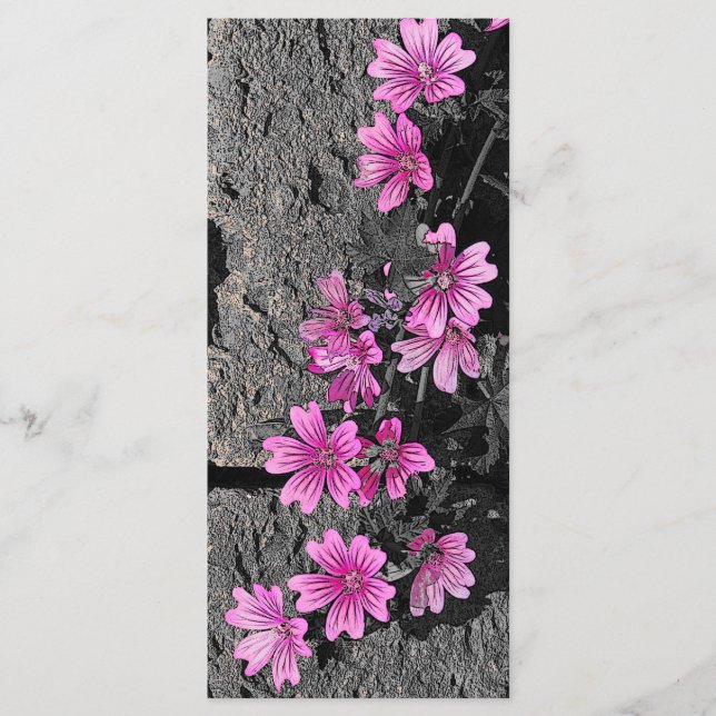 Lila blommor meny (Framsida)