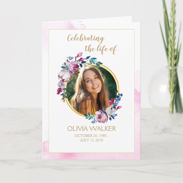 Lila blommor-ordning för tjänstens mappade program (Framsida)