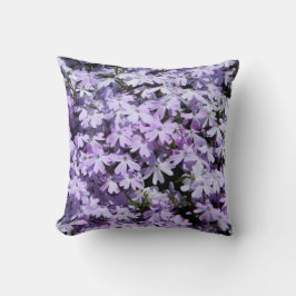 Lila blommor (Phlox) Pillow Kudde