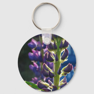 Lila blommor Photo Vår Nyckelring