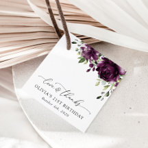 Lila blommor, Plum Flowers, Boho, Birthday
