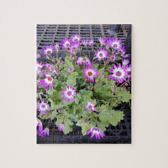 Lila blommor pussel (Vertikal)