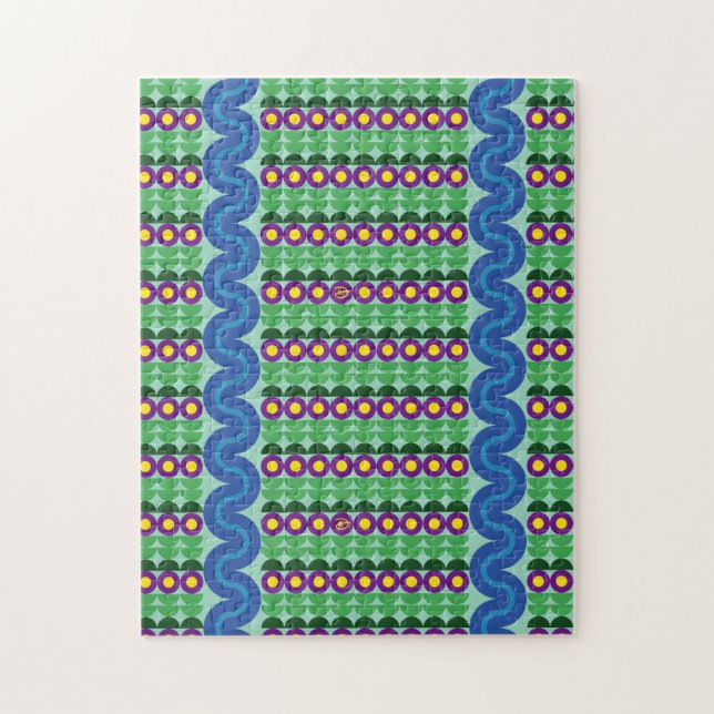 Lila blommor - Pussel (Vertikal)