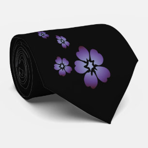 Lila blommor slips