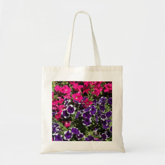 Lila blommor Tote Bag - Botanisk konst Tygkasse