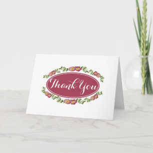 Lila Blommotiv Tack För Alla Tillfällen Kort