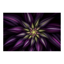 LILA BLOMSTERBURST – MYSISK BLOMSTERMANDALA KONST
