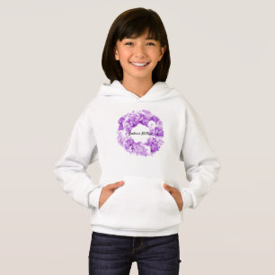 Lila blomsterkrans Snällhet betyder något hoodie T Shirt