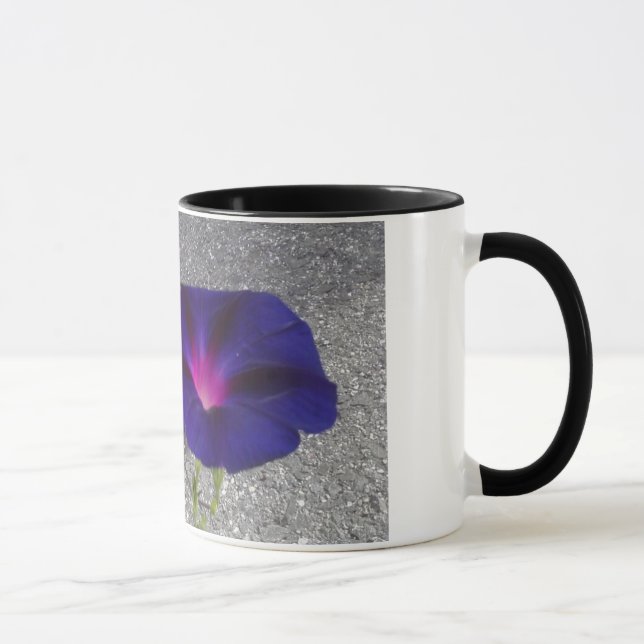 Lila blomstermugg mugg (Höger)