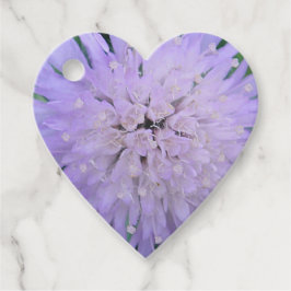 Lila-blomsterstjärtedekal Gåvor Etiketter