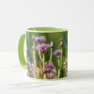 Lila Blomsterträdgård Maj Flower Art Mugg Kopp
